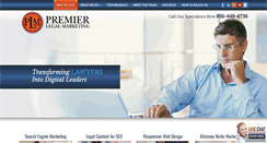 Desktop Screenshot of premierlegalmarketing.com